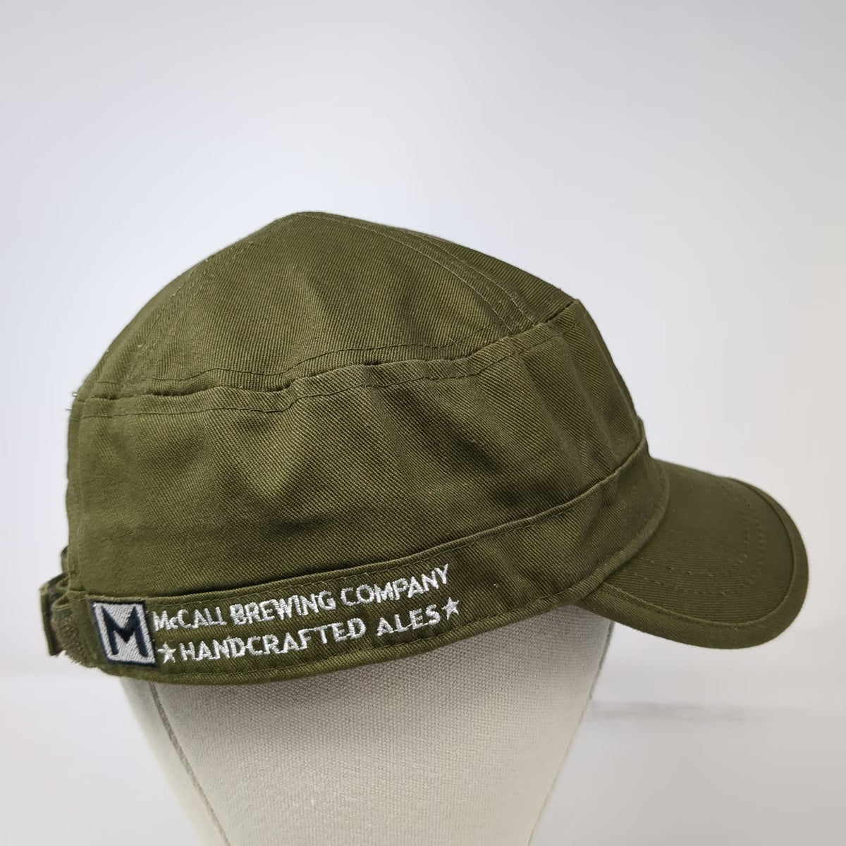 McCall Brewing Company Green Baseball Cap One Size Coconut Porter Tiki Logo Hat