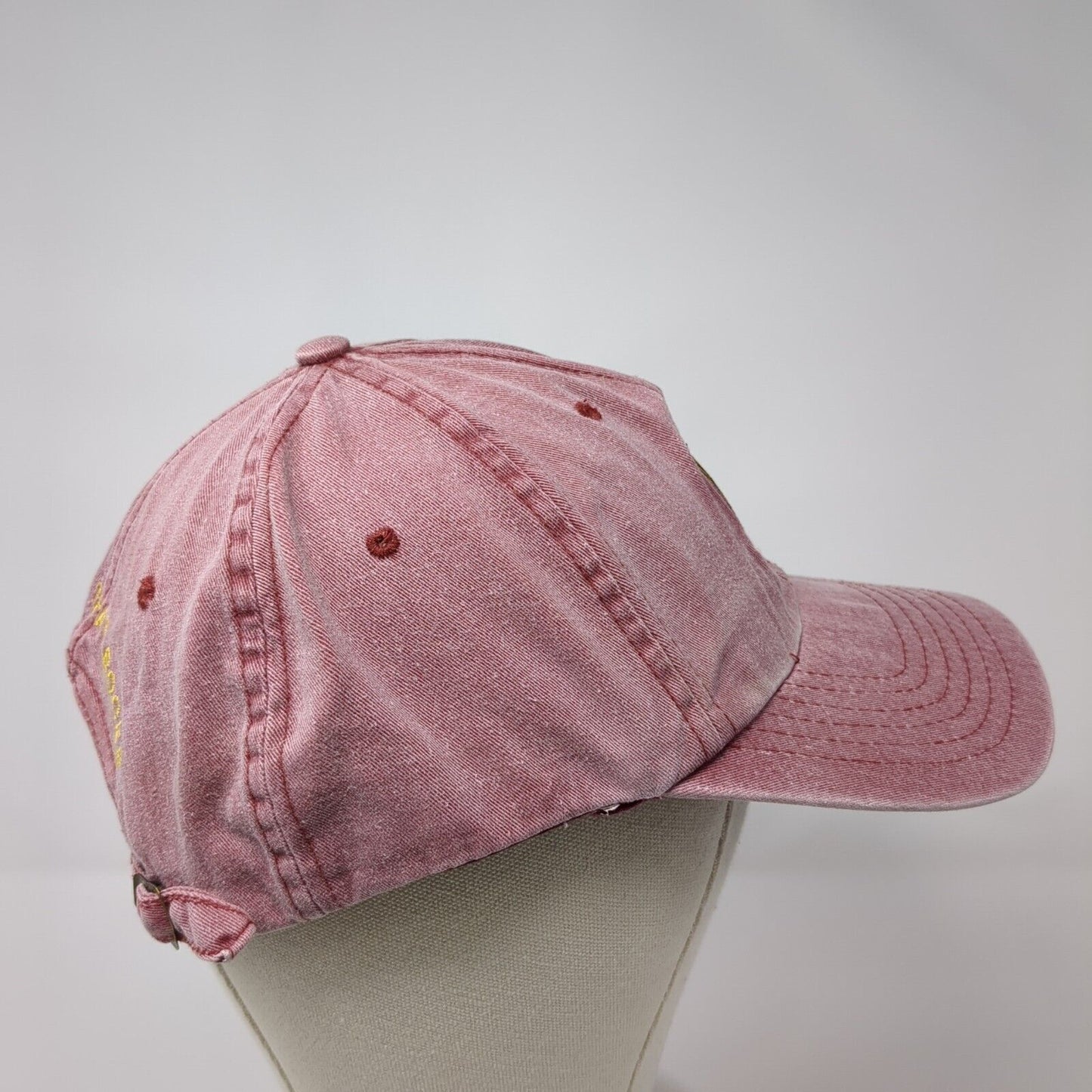 WD Brewery The Beer That Rocks Slideback Hat Red One Size Adjustable Embroidered