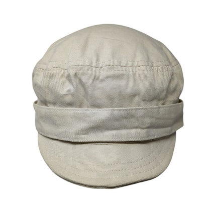 Unbranded Fitted Newsboy Cap Hat Tan One Size Solid Blank Outdoor
