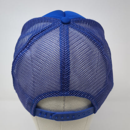 GL Logo Snapback Rope Trucker Hat Blue One Size Mesh Back Adjustable Otto