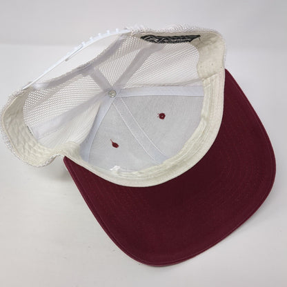 51 Snapback Trucker Hat Red One Size Adjustable Mesh Back 6 Panel Richardson