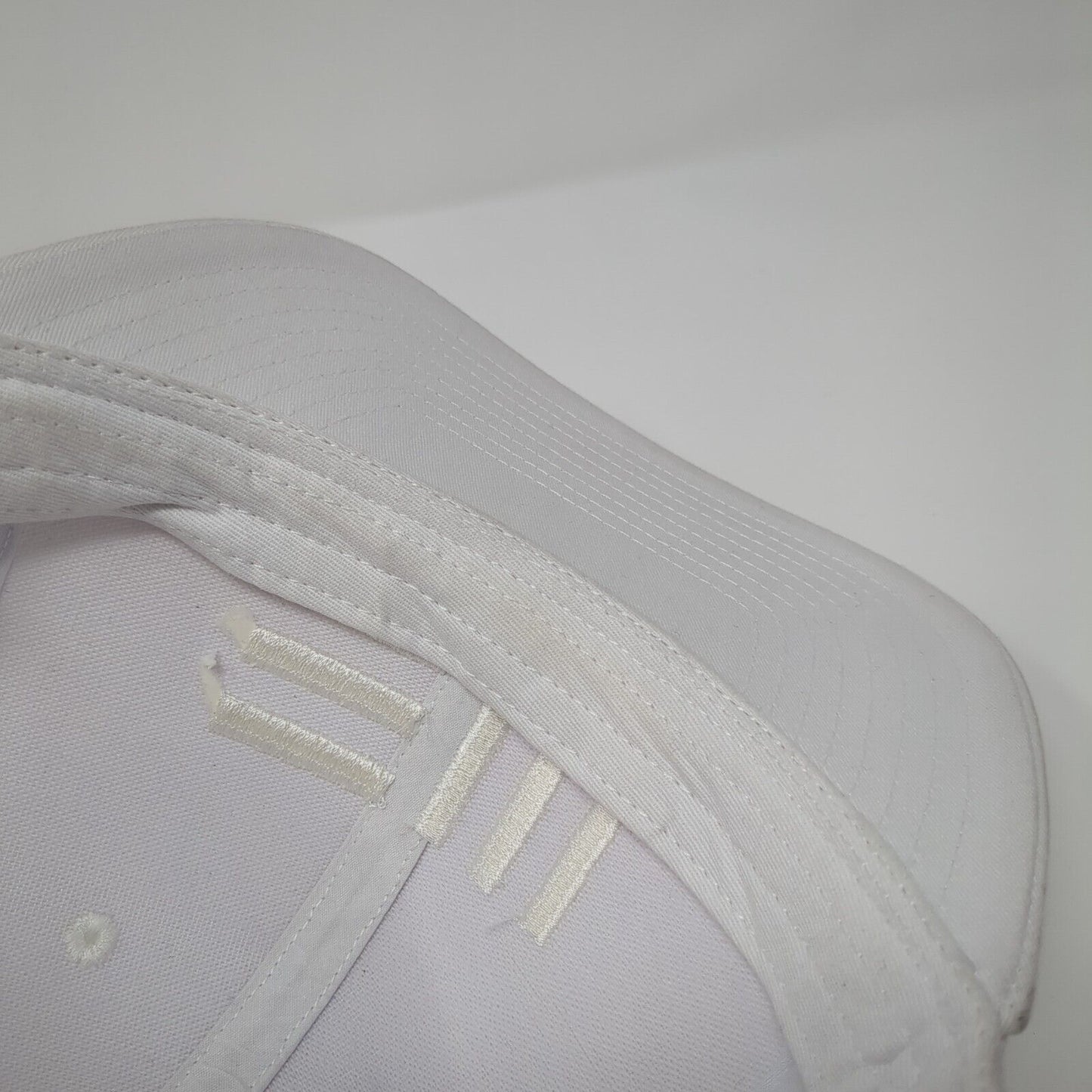 Richardson Snapback Trucker Hat White One Size Adjustable Mesh Back Embroidered