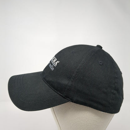 Pandora Internet Radio Slideback Hat Black OS Adjustable Embroidered Cotton