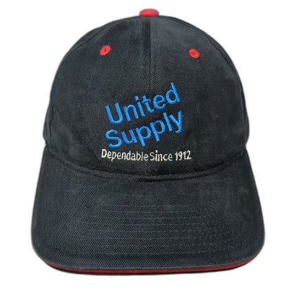 Yupoong United Supply Ruud Logo Black One Size Baseball Cap Strapback HVAC Hat