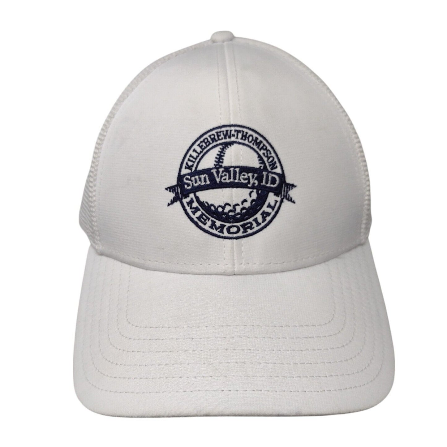 Sun Valley ID Killebrew Thompson Memorial Trucker Hat White OS 6 Panel Johnnie-O