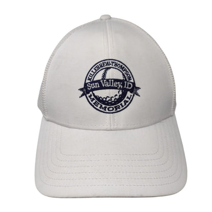 Sun Valley ID Killebrew Thompson Memorial Trucker Hat White OS 6 Panel Johnnie-O