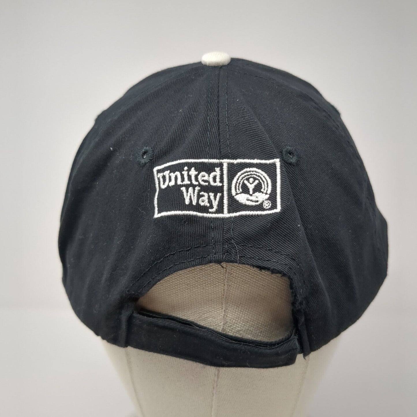 Live United Strapback Baseball Cap Black OS Adjustable Embroidered Hit Wear