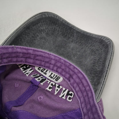 Crazy Apparel Baseball Cap Purple One Size New Orleans Louisiana Est 1718 Hat