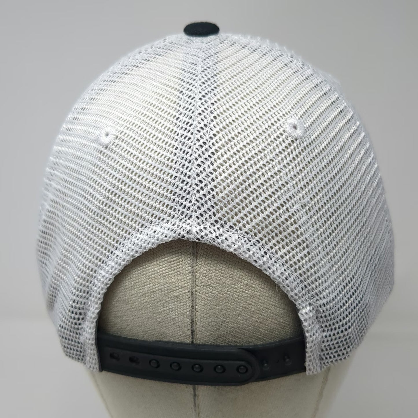 Russell Trucker Hat Gray One Size UWO Athletic Embroidered Mesh Back Snapback