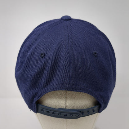 Tractor Beverage Co. Snapback Hat Blue One Size Adjustable Classics Yupoong