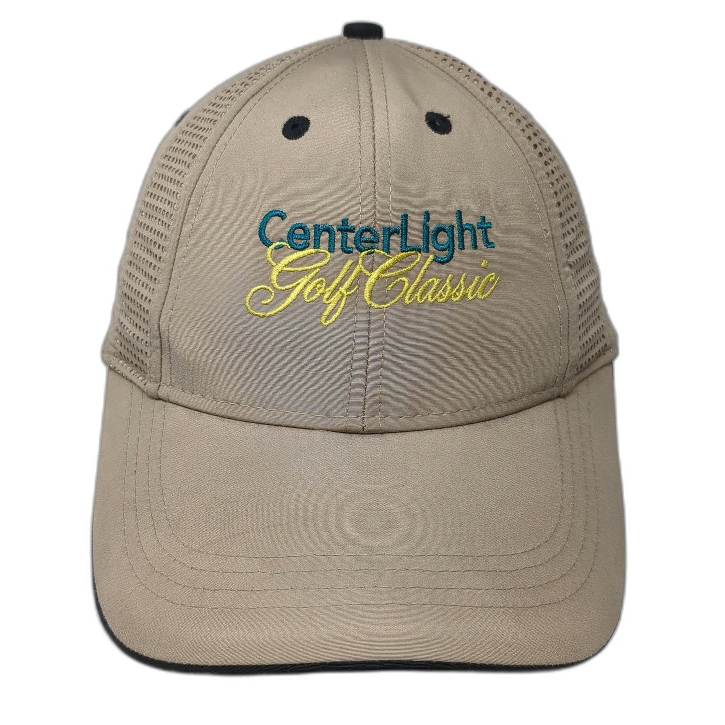 Ahead Baseball Cap Beige One Size CenterLight Golf Classic 2012 Mesh Strapback