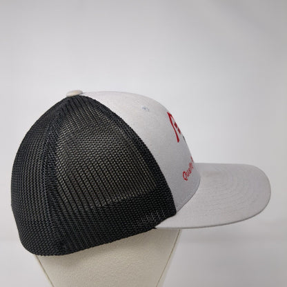 QRS Quality Restoration Services Fitted Trucker Hat Gray S/M Port Authority