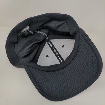 Under Armour Blitzing Fitted Hat Black M/L UA Classic Fit Embroidered