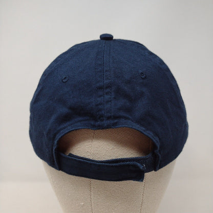 American Flag Strapback Hat Blue OSFA Adjustable Embroidered Patriotic Sweda