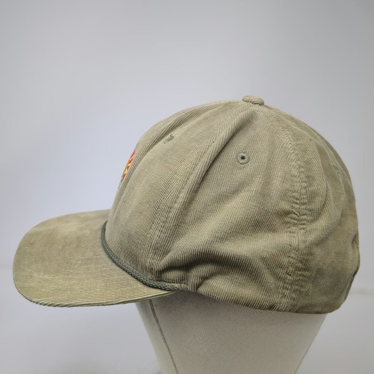 Outdoor Cap Snapback Hat Green One Size Ouachita Rides Guides Corduroy Rope