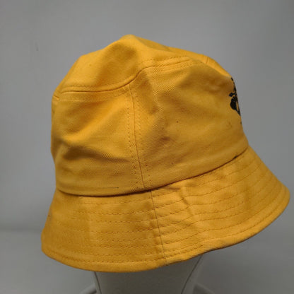 WSU Wichita State Shockers Bucket Hat Yellow One Size Solid Cotton