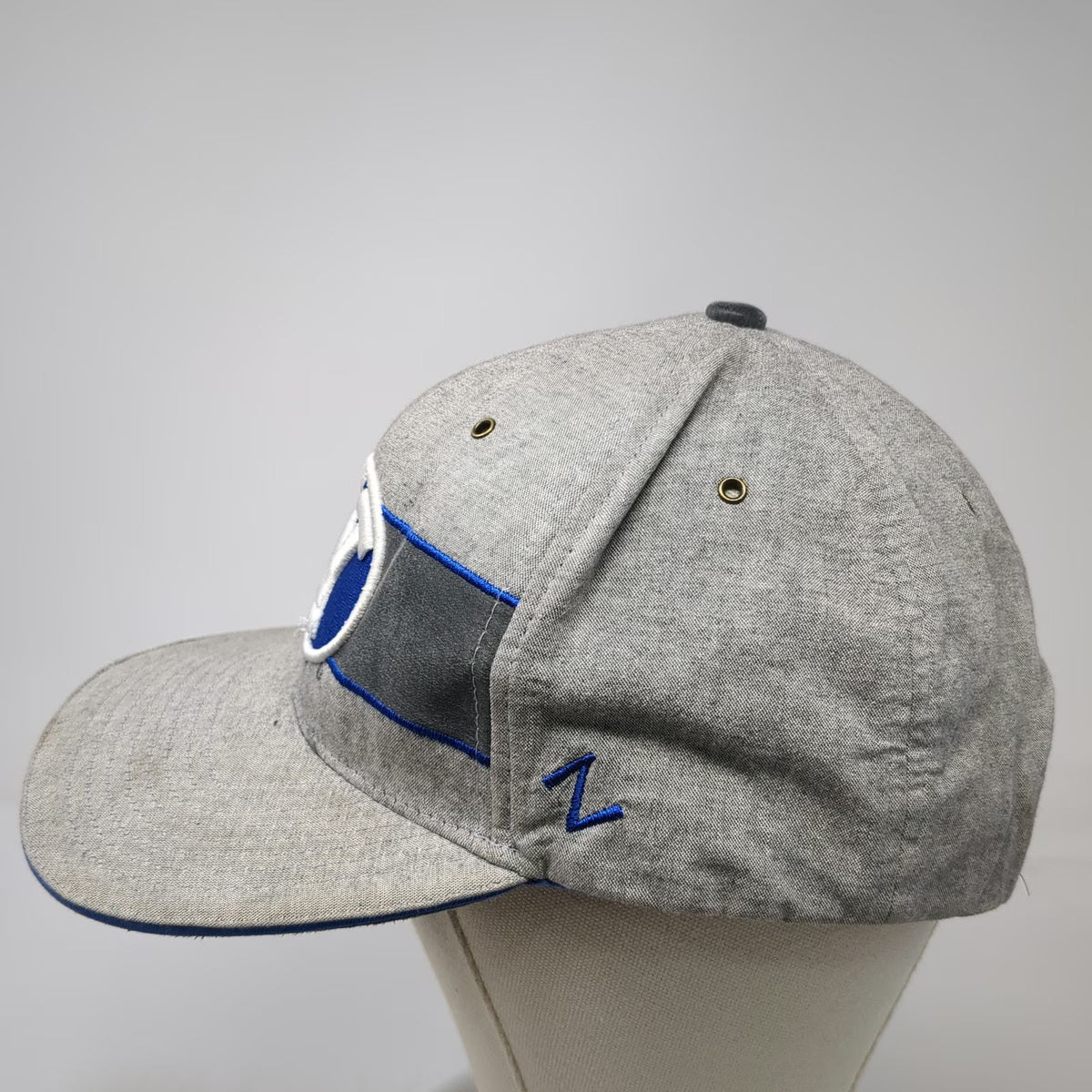 Zephyr BYU Cougars NCAA Gray Snapback One Size Hat 100% Cotton Embroidered Patch