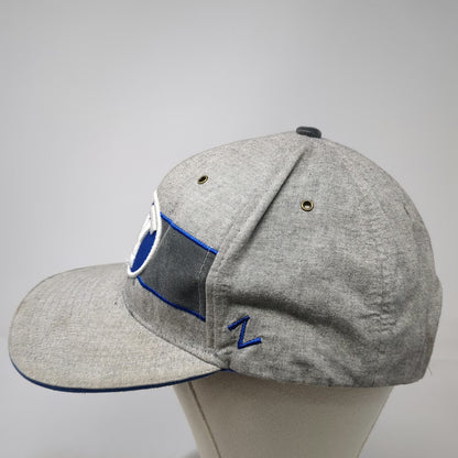 Zephyr BYU Cougars NCAA Gray Snapback One Size Hat 100% Cotton Embroidered Patch