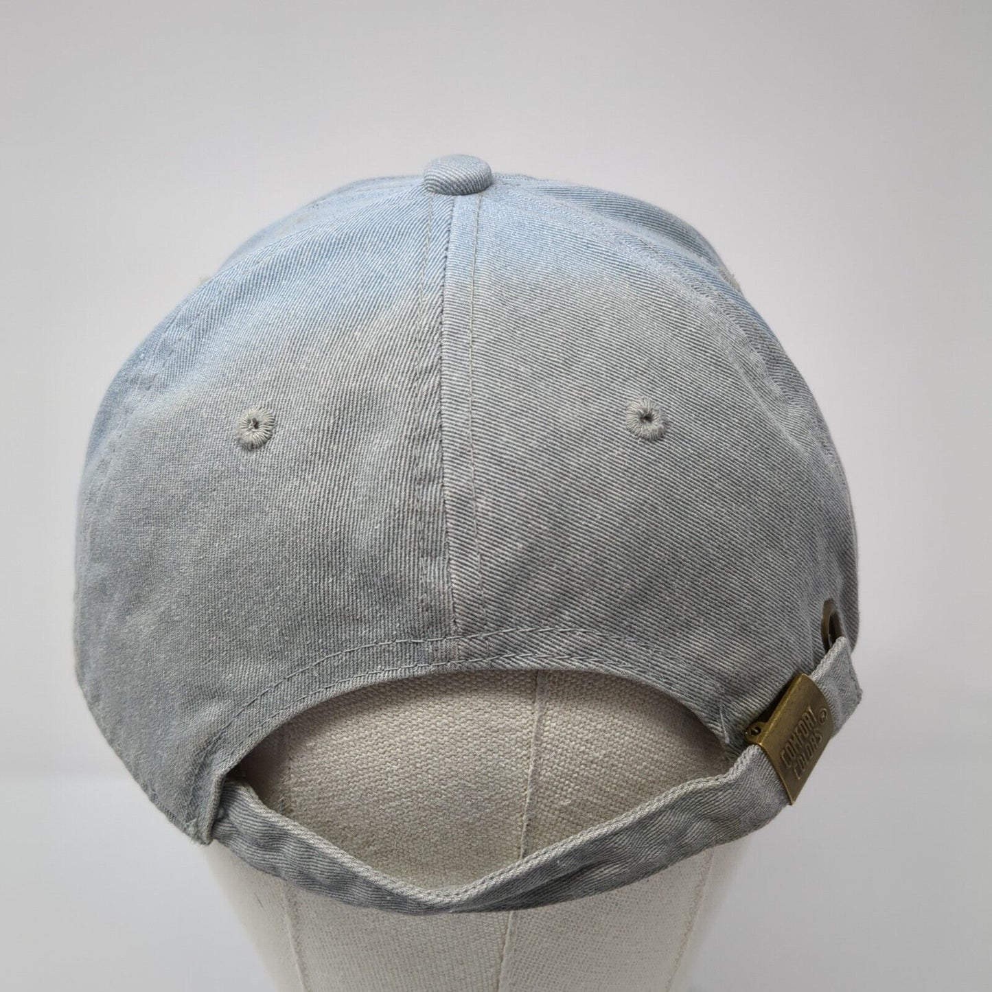 Isaiah 6:3 Slideback Hat Blue OS Adjustable Embroidered Vented Holes 6 Panel