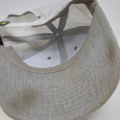 Infinity Headwear John Deere Trucker Hat Gray One Size Mesh Snapback Embroidered