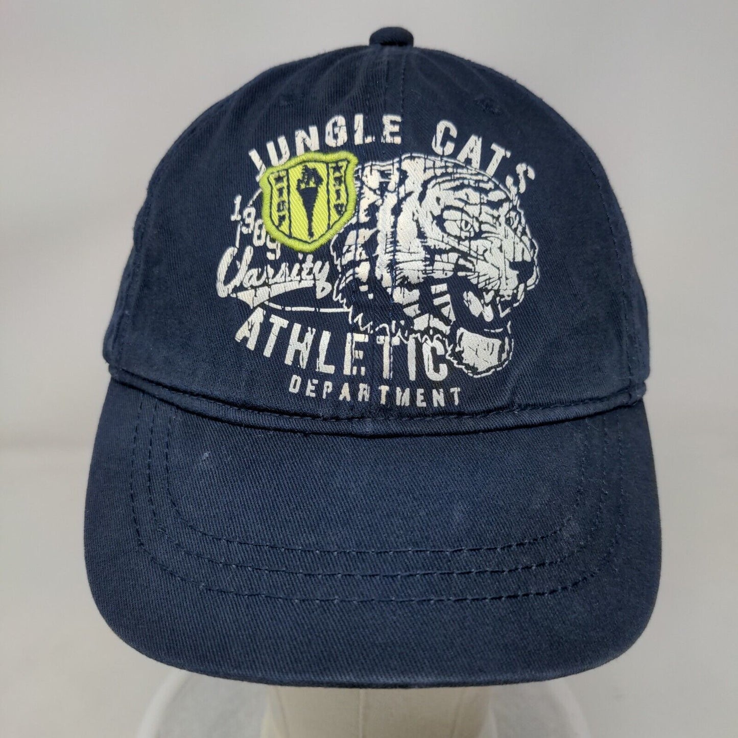 Jungle Cats Athletic Department Strapback Hat Blue 4-7 S/P M/M Place Est. 1989
