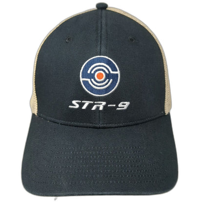 Stoeger STR-9 Trucker Hat Black One Size Mesh Back Snapback Every Day Tough