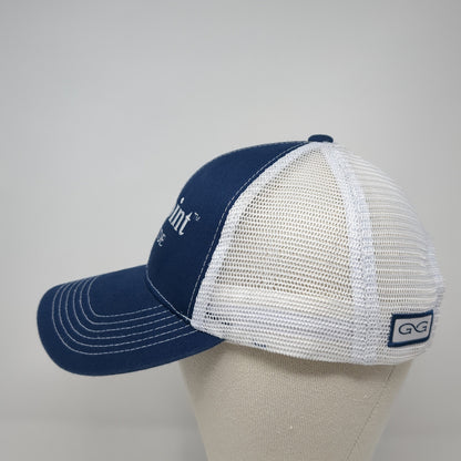 Pinpoint Fungicide Snapback Trucker Hat Blue One Size Mesh Back Outdoor