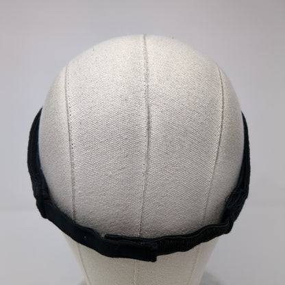 Outdoor Cap Slideback Sun Visor Hat Black One Size Adjustable Lightweight Blank
