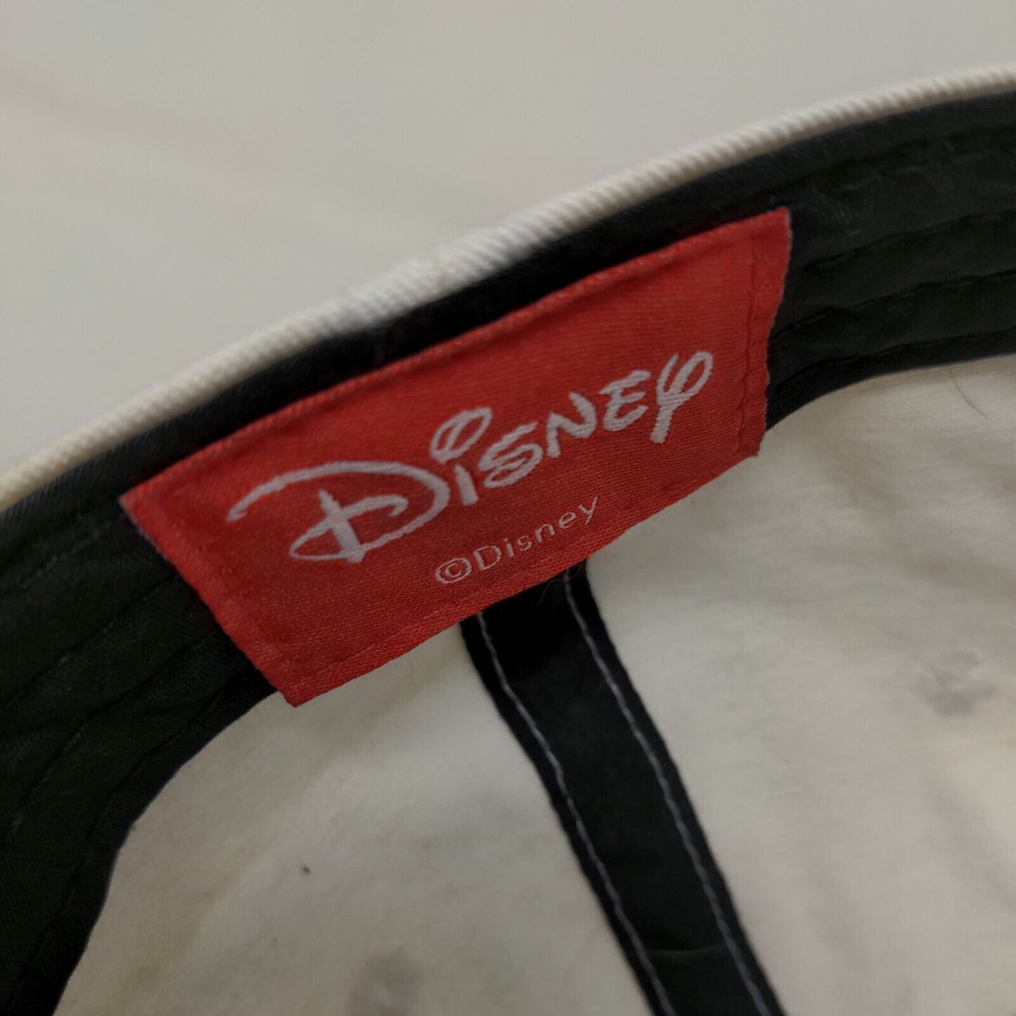 Disney Women's Slideback Hat White OSFM Embroidered Minnie Mouse Logo