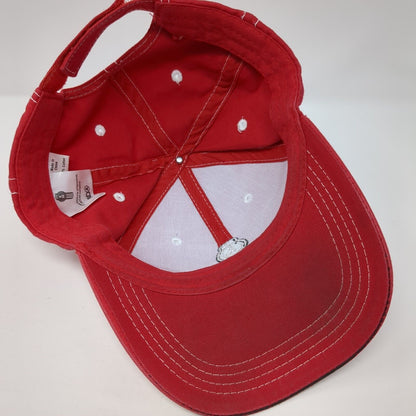 Kenworth Strapback Hat Red One Size Adjustable Embroidered 6 Panel