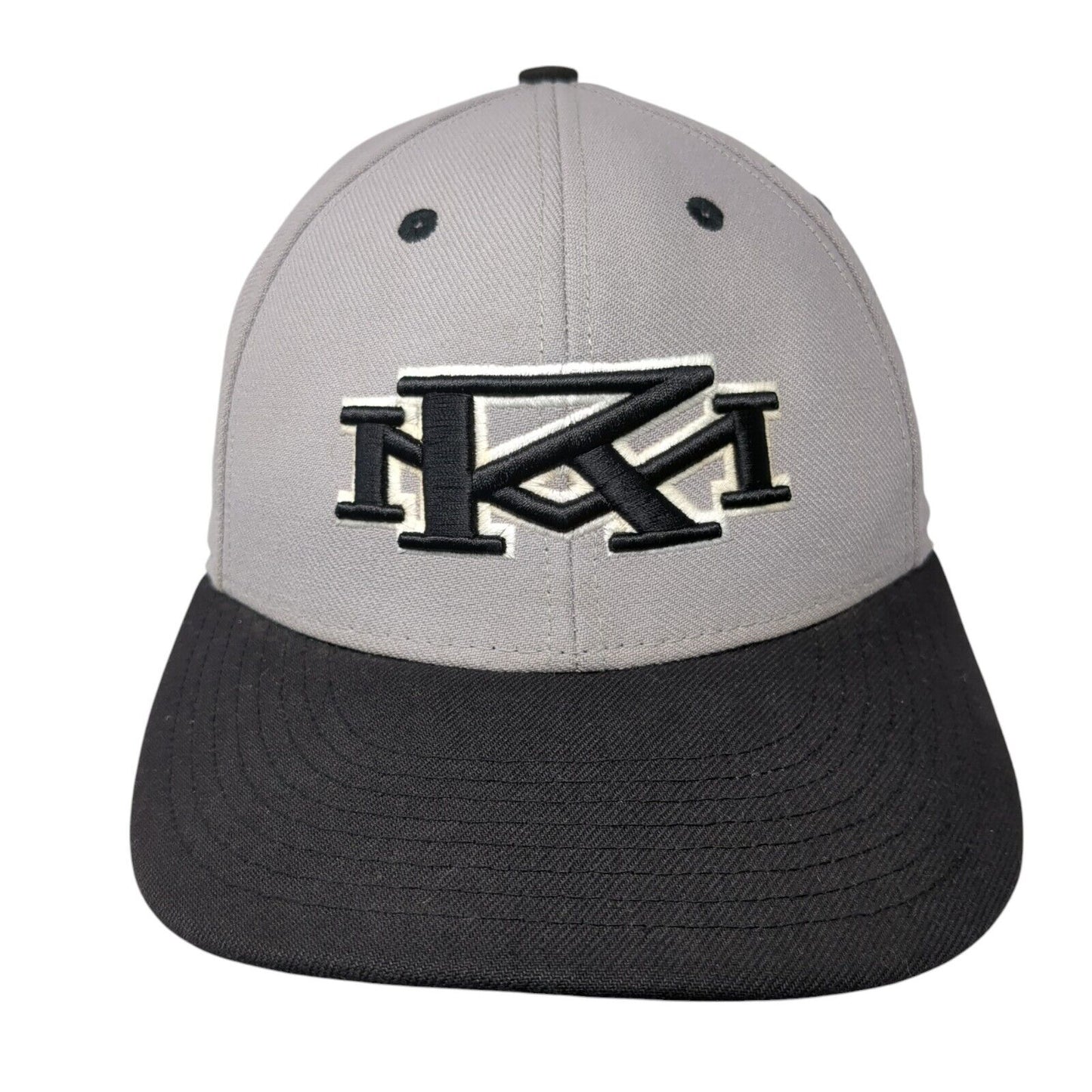 Rocky Fitted Hat Gray 7 1/4 Embroidered Vented Holes 6 Panel Surge Richardson