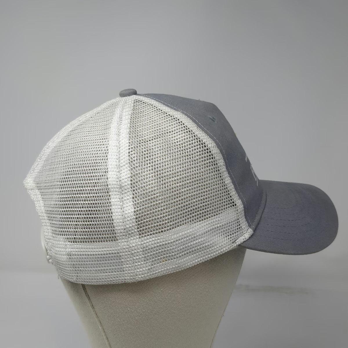 Quake City Caps 5 Panel Gray One Size Mesh Snapback Simplot Free Fryday Hat
