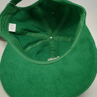 Palmlico Baseball Cap Green One Size Corduroy Palm Tree Slideback Cotton Hat