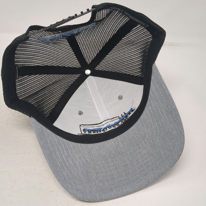 Richardson Trucker Hat Gray One Size Snapback Mountain West Laird Farm Equipment