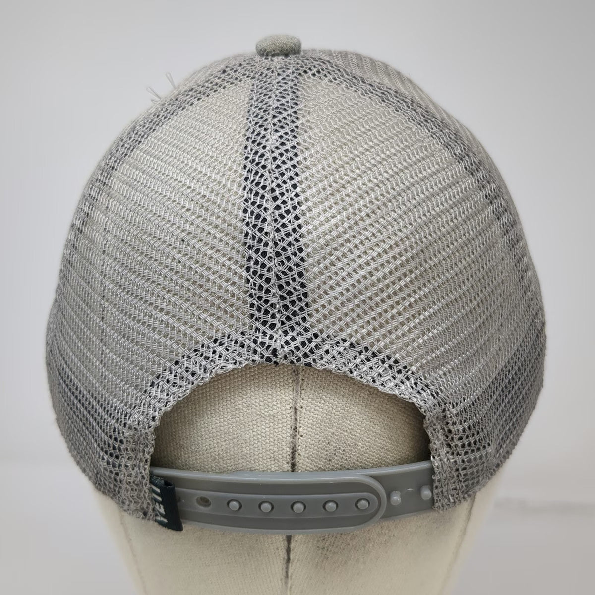 YETI Trucker Hat Gray One Size Mesh Snapback Fish Patch J Marquardt Cap