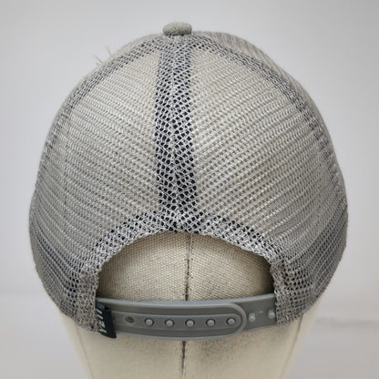 YETI Trucker Hat Gray One Size Mesh Snapback Fish Patch J Marquardt Cap