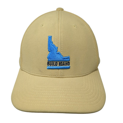 Build Idaho Fathom Realty Fitted Hat Yellow 8 Pacific Headwear Performance