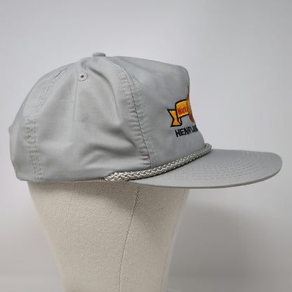 Head To Toe 5 Panel Gray Hat One Size Rope Henry Ankeny Co. Hanks Trophy Onion