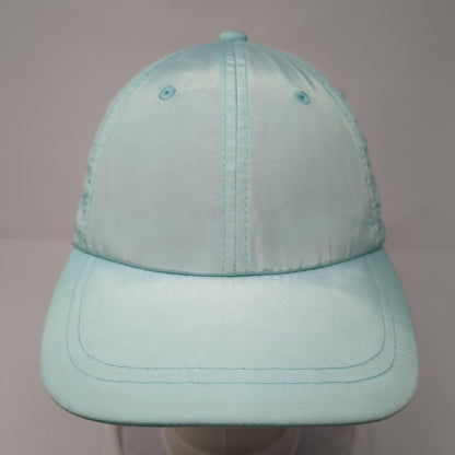 Unbranded Slideback Hat Green One Size Adjustable Solid Blank 6 Panel