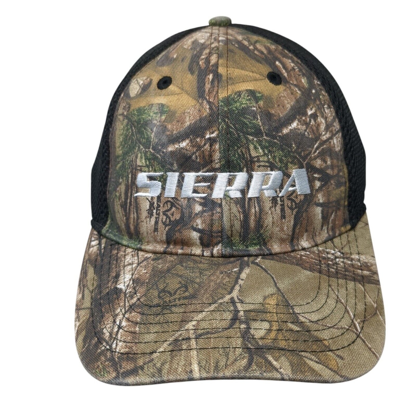 Sierra Fitted Trucker Hat Camouflage L/XL Perfect Fit Mesh Back Martin Marketing