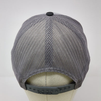 Richardson Snapback Trucker Hat Gray One Size Mesh Back Logo Patch