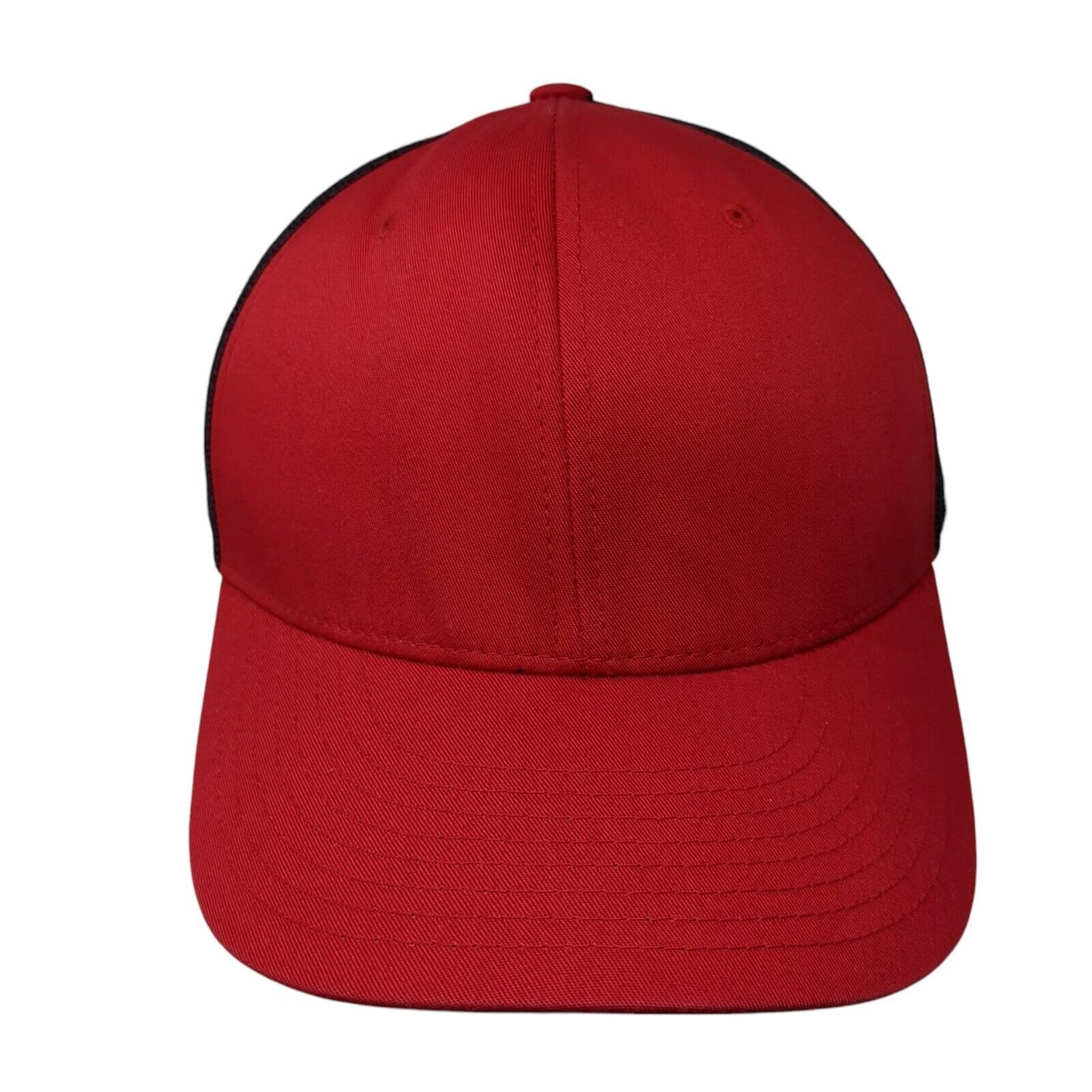 Richardson 112 Snapback Mesh Back Trucker Hat Red OSFA Colorblock