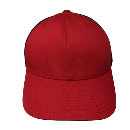 Richardson 112 Snapback Mesh Back Trucker Hat Red OSFA Colorblock