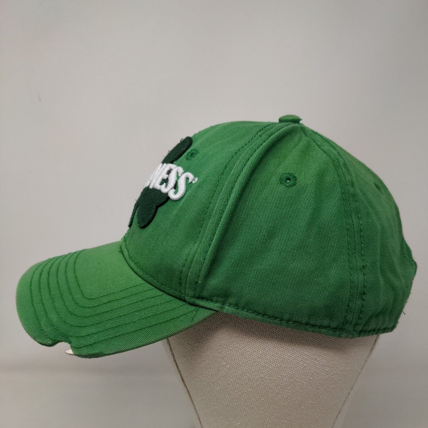 Guinness Shamrock Snapback Hat Green OSFM Adjustable Bottle Opener