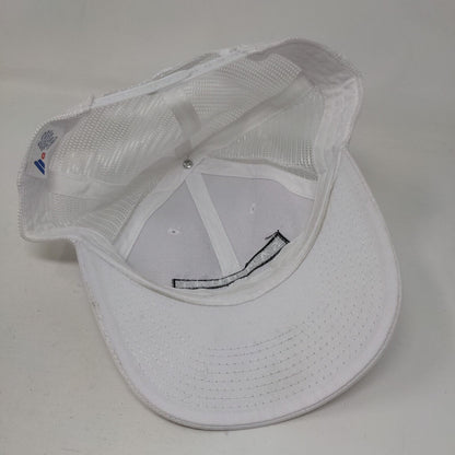 Sam Hunt Snapback Mesh Back Trucker Hat White OSFA Embroidered 6 Panel