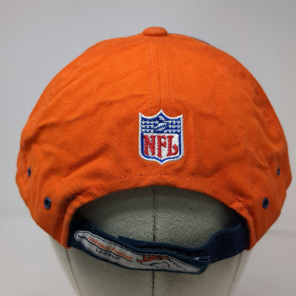 Denver Broncos NFL Reebok Orange Blue White One Size Strapback Pro Line Cap Hat