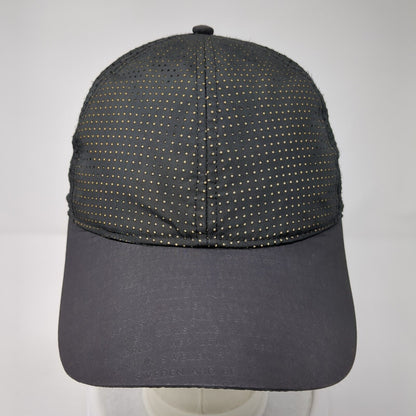 H&M Slideback Hat Black One Size Adjustable Breathable Mesh 6 Panel Polyester