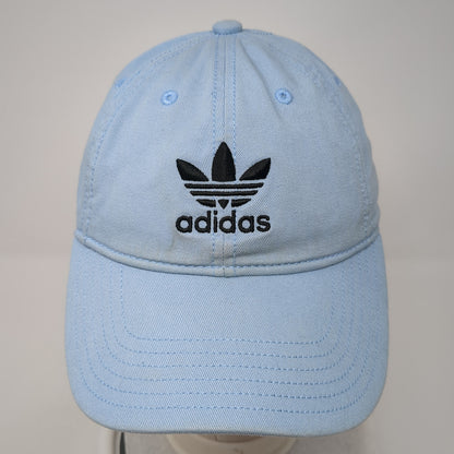 Adidas Trefoil Slideback Hat Blue One Size Embroidered Logo 6 Panel