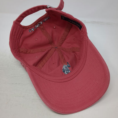 U.S. Polo Assn. Baseball Cap Pink One Size Adjustable Embroidered Cotton Hat