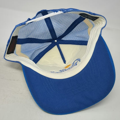 Netflix Stranger Things Bradley's Big Buy Blue Trucker Hat One Size Mesh Back